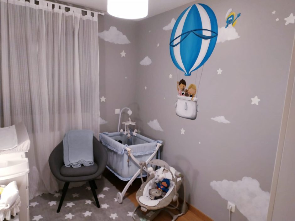 Cómo Decorar El Dormitorio Del Bebé - Murales Y Cuadros